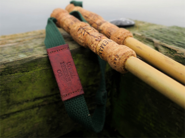 trekking poles made from natural materials by Uphill Designs. Photo: Uphill Designs