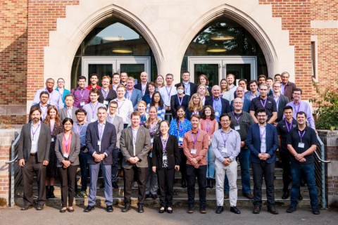 UW researchers and composites industry representatives at the Center for Data-driven High-rate Composites Manufacturing planning meeting.