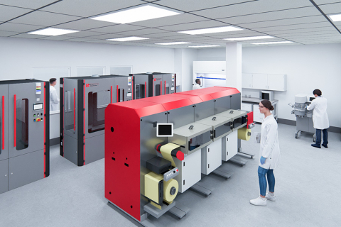 A realistic rendering of the new open-access battery lab, which aims to boost U.S. manufacturing and workforce development for electric vehicles and beyond