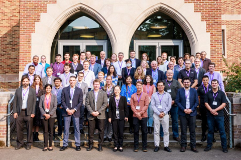 UW researchers and composites industry representatives at the Center for Data-driven High-rate Composites Manufacturing planning meeting.